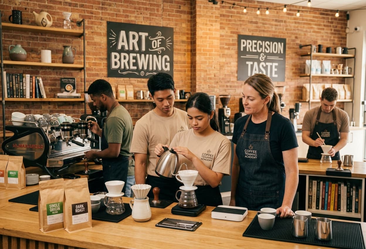 Hands-on coffee training